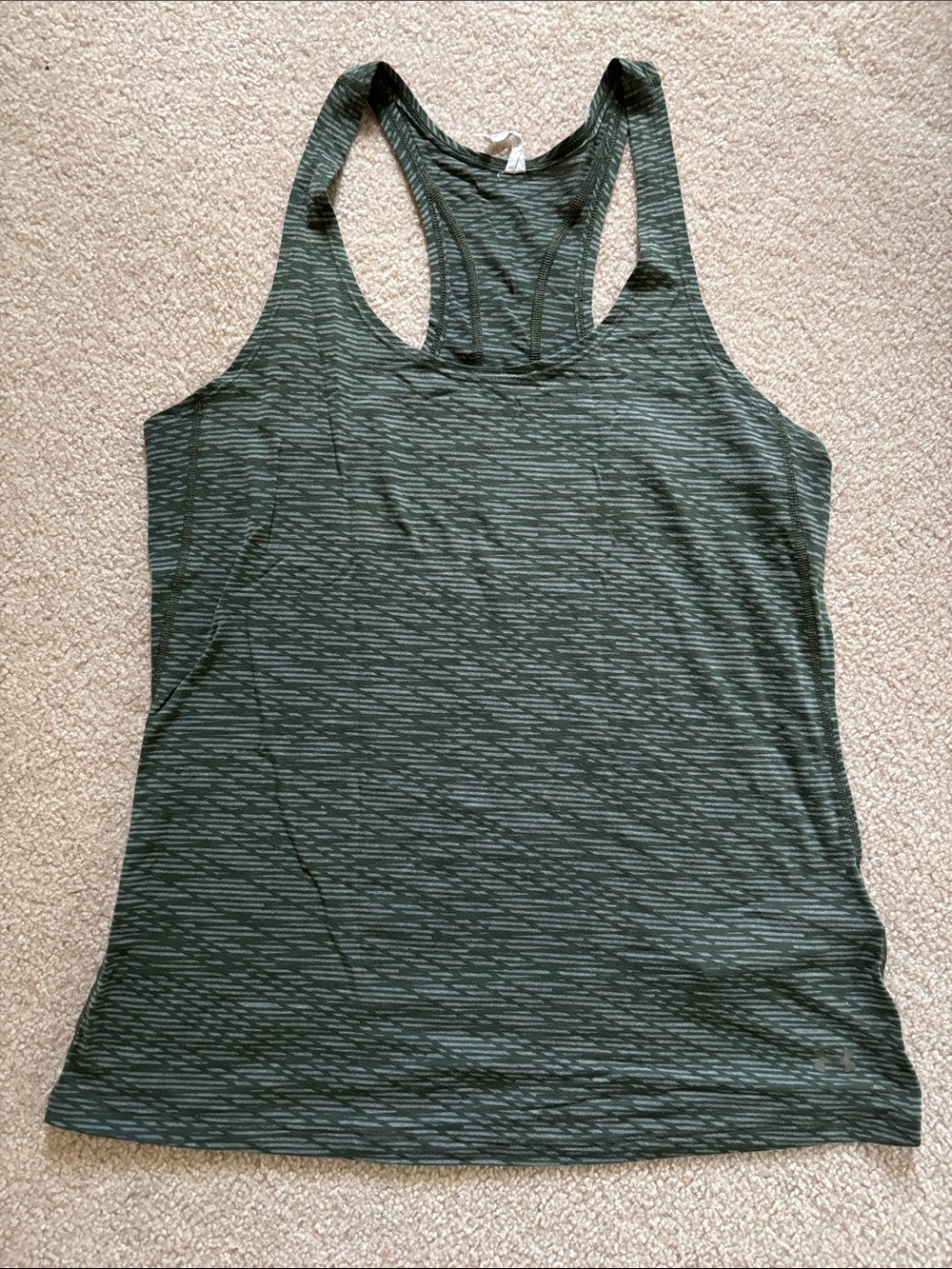 Under Armour Green Racerback Performance Tank